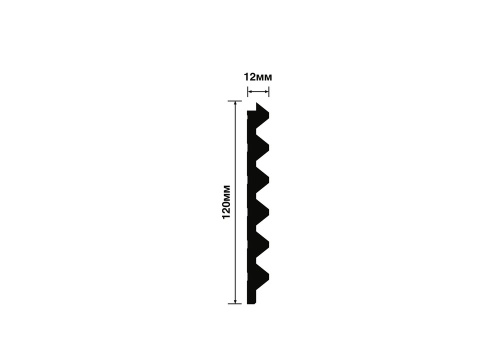 Панель LV136 NP 120мм х 12мм х 2.7м