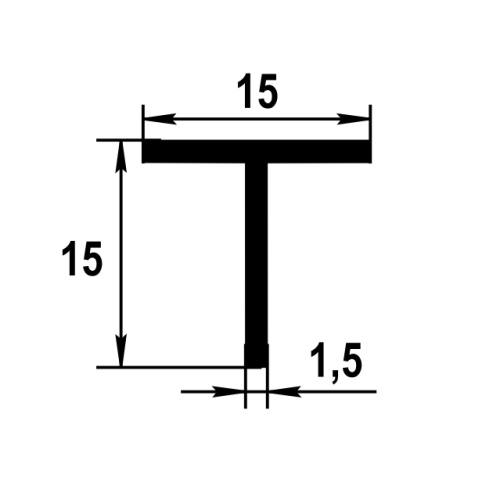 профиль Т - образный Тп 01